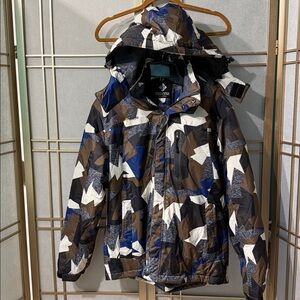 Warm winter jacket, ready for the slopes or a fun smear in the snow, men’s small